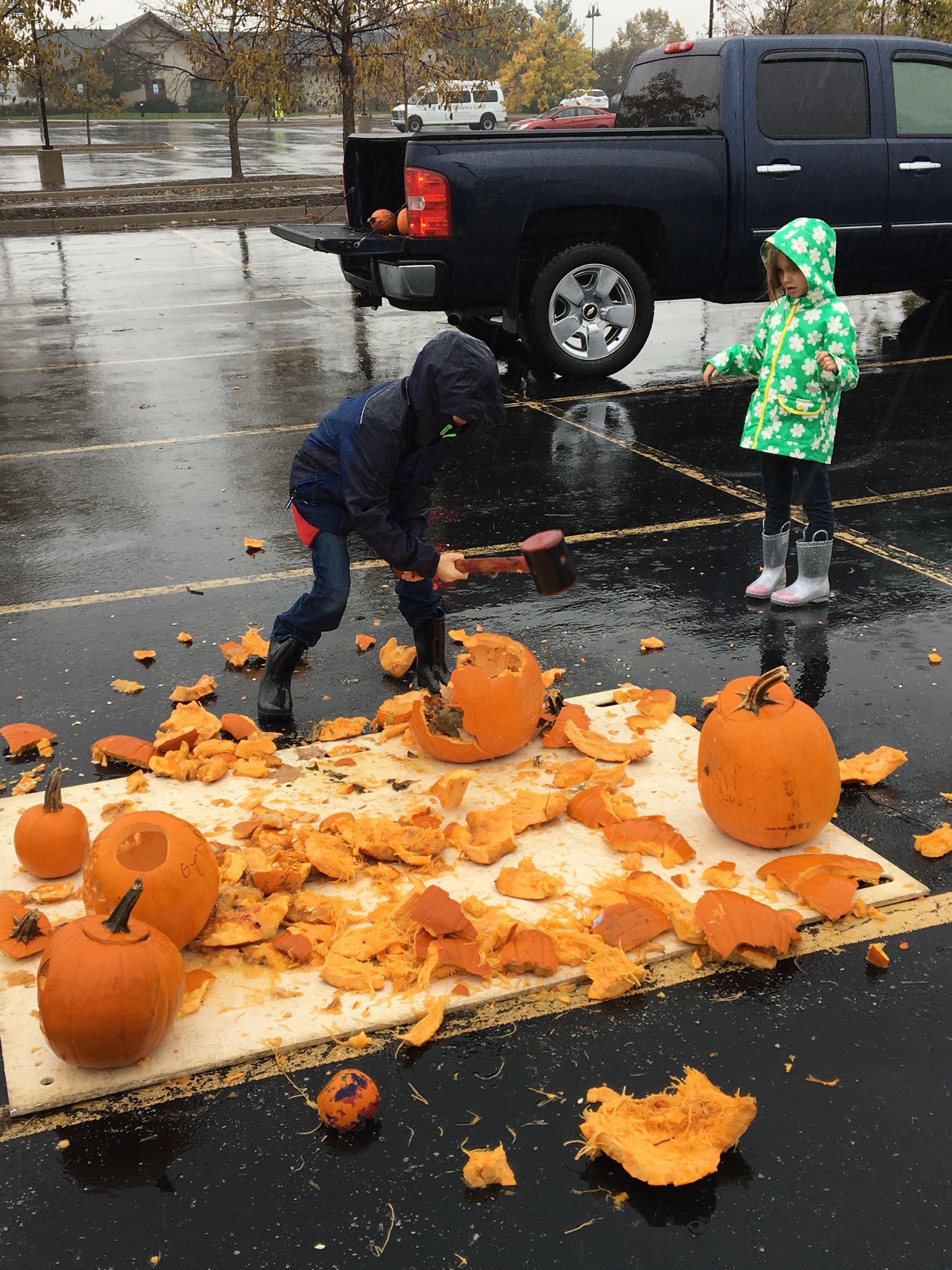 pumpkin smash photo