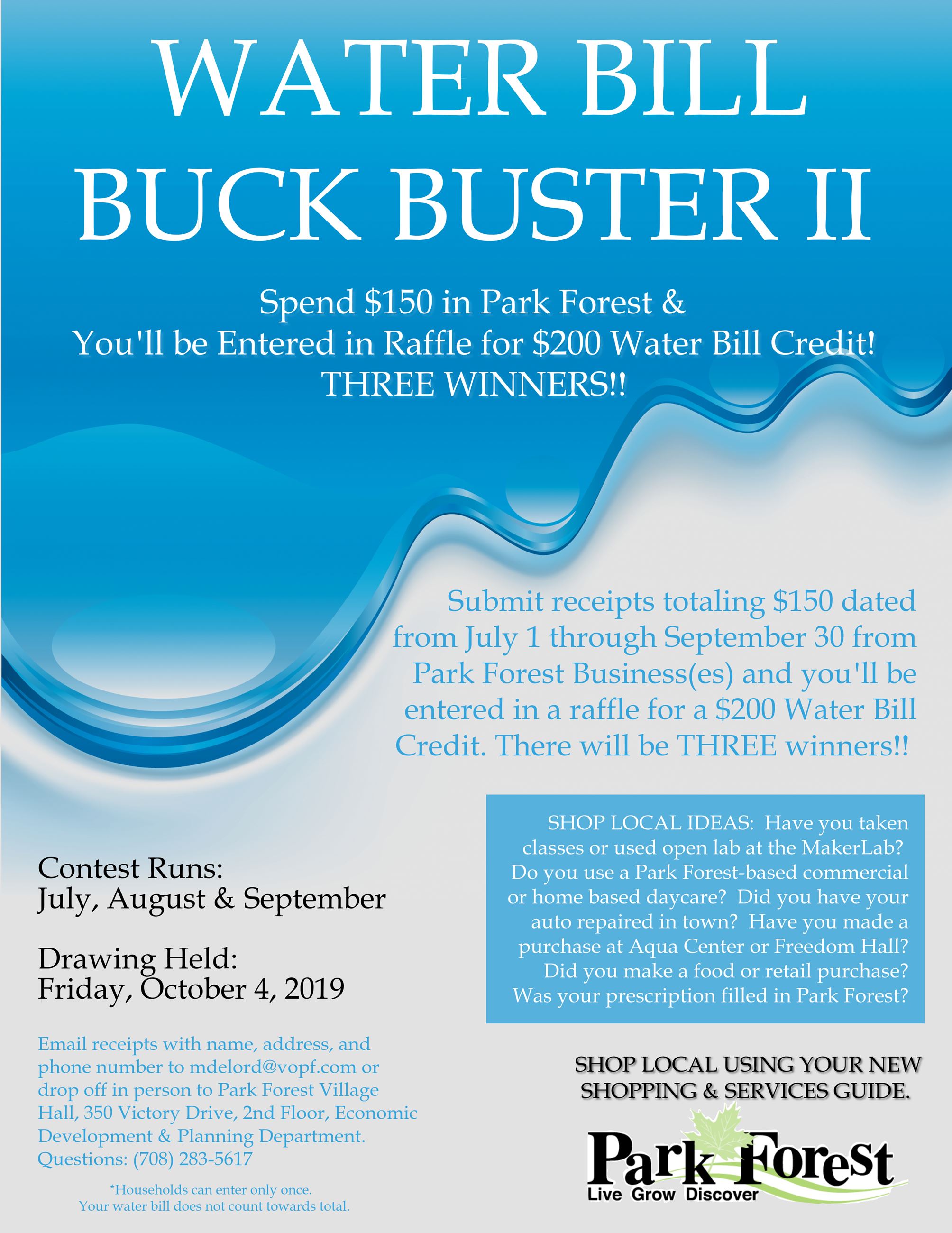 Water Bill Buck Buster II