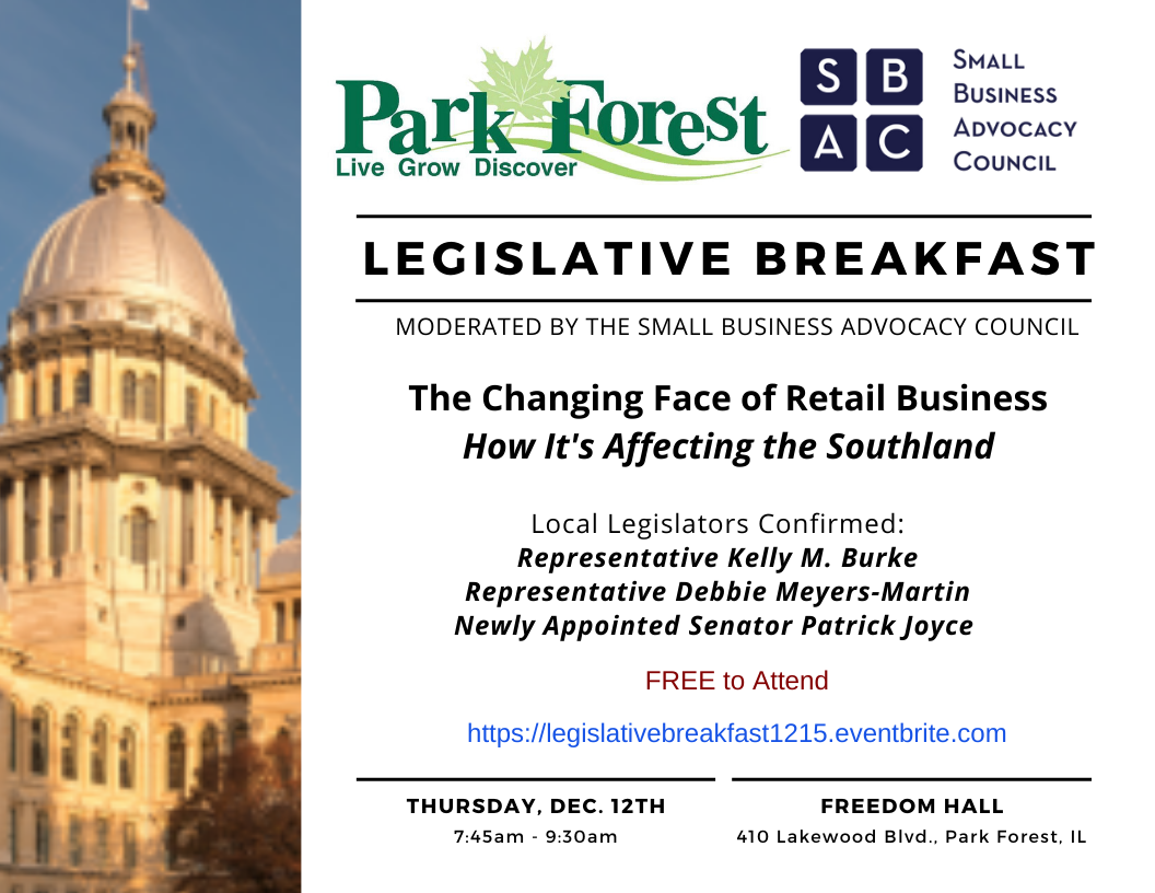 Park Forest Legislative Breakfast
