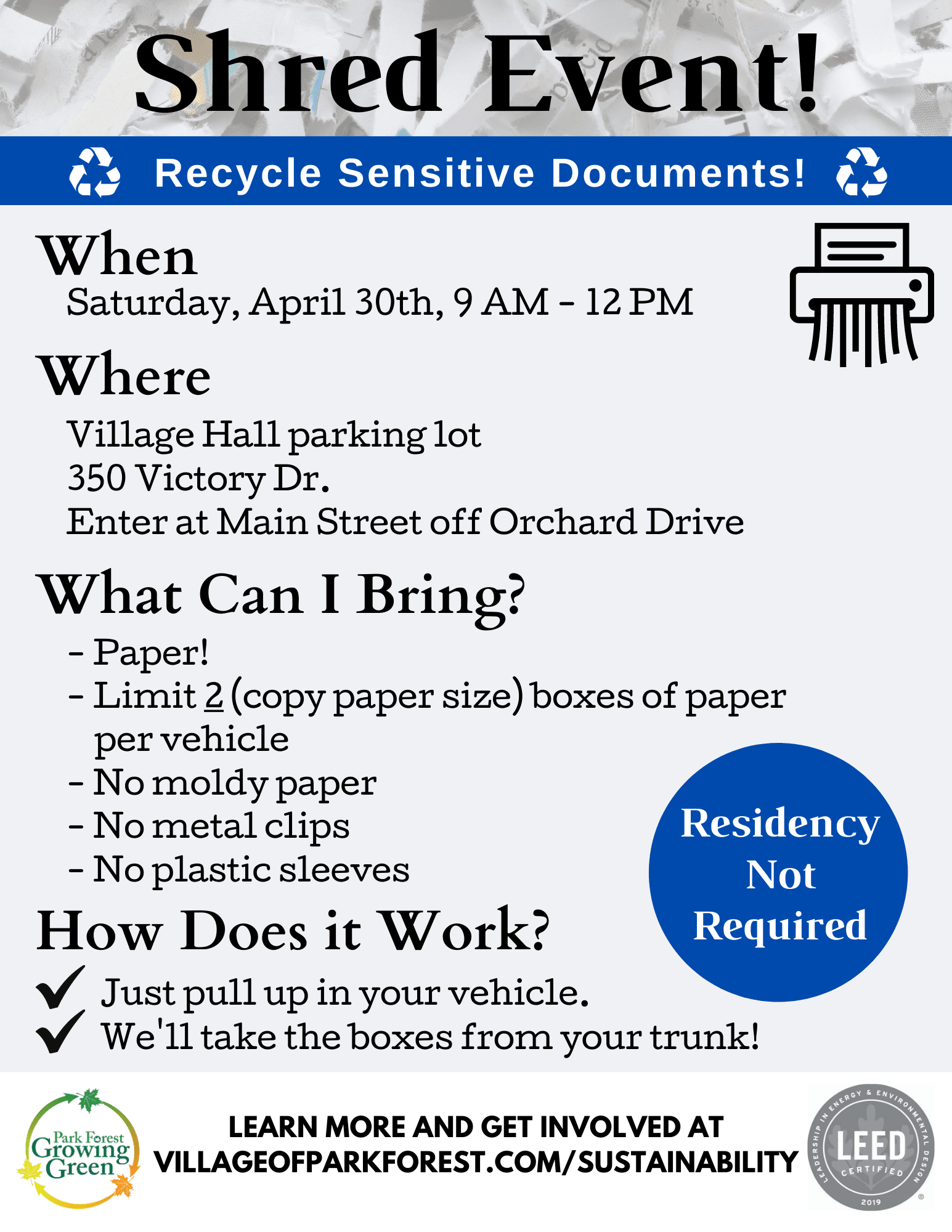 Shred Event 2022
