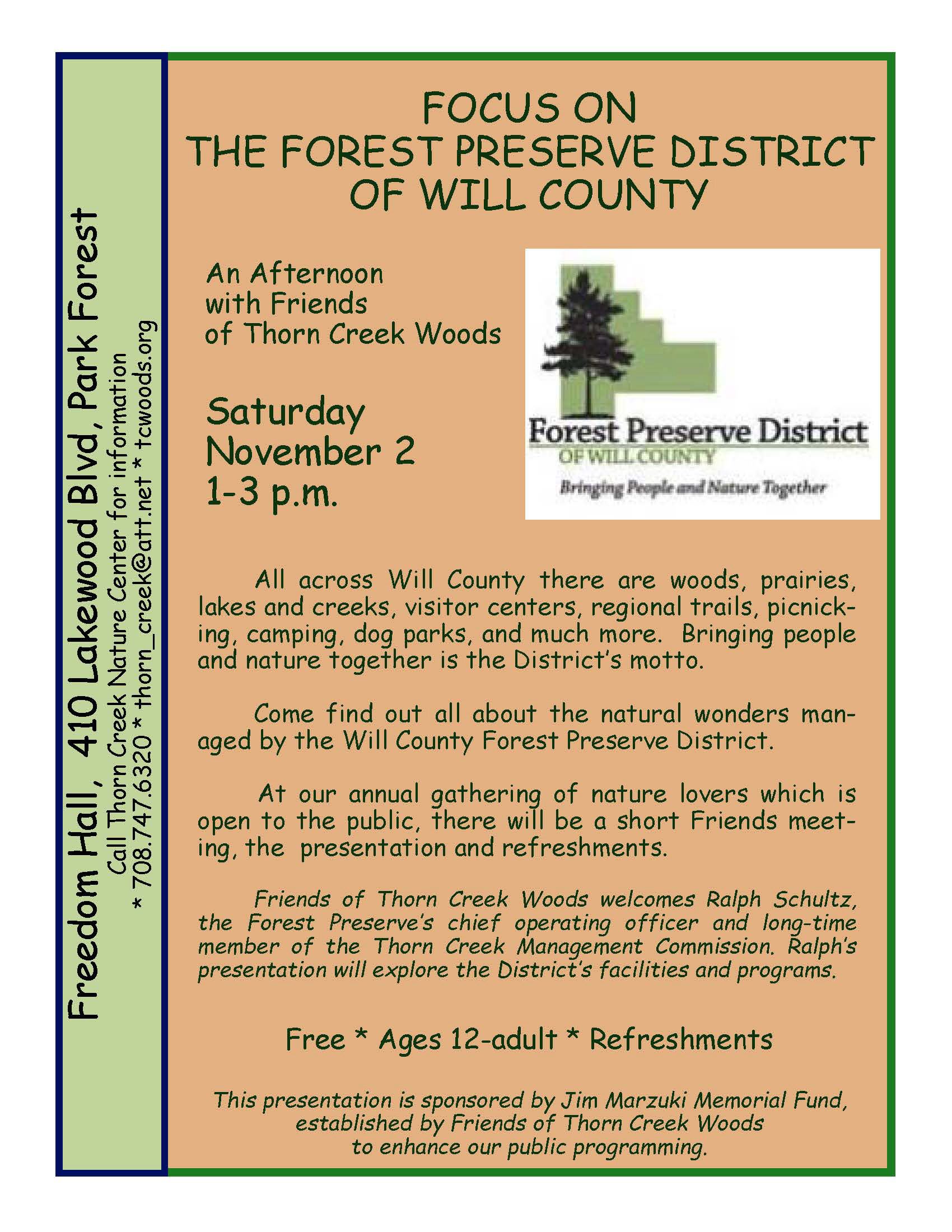 Focus on the Forest Preserve District of Will County 11_2_19