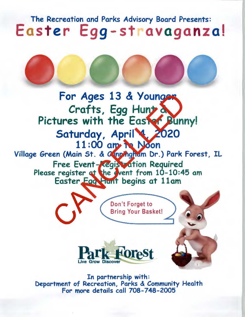 Easter Egg Hunt Flyer 2020