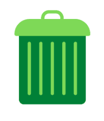 Trash can icon