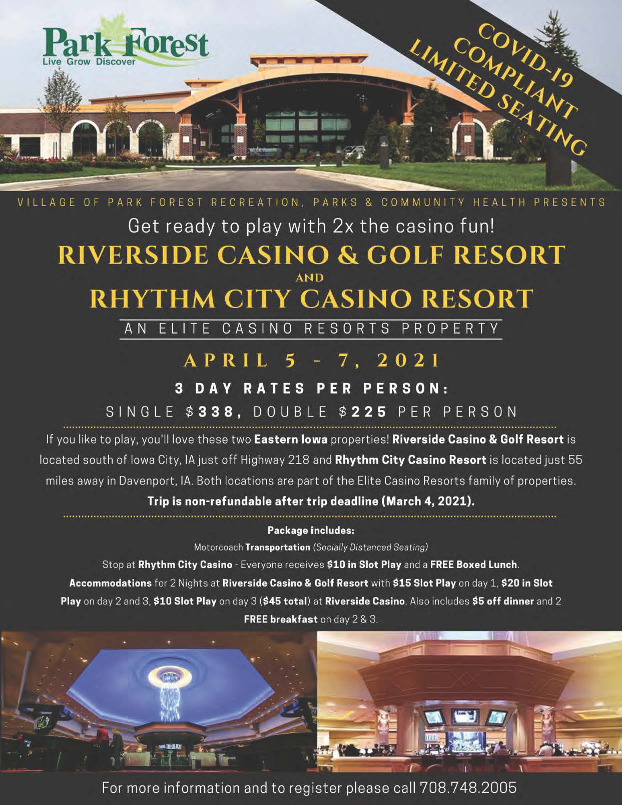 Riverside Casino Flyer April 2021