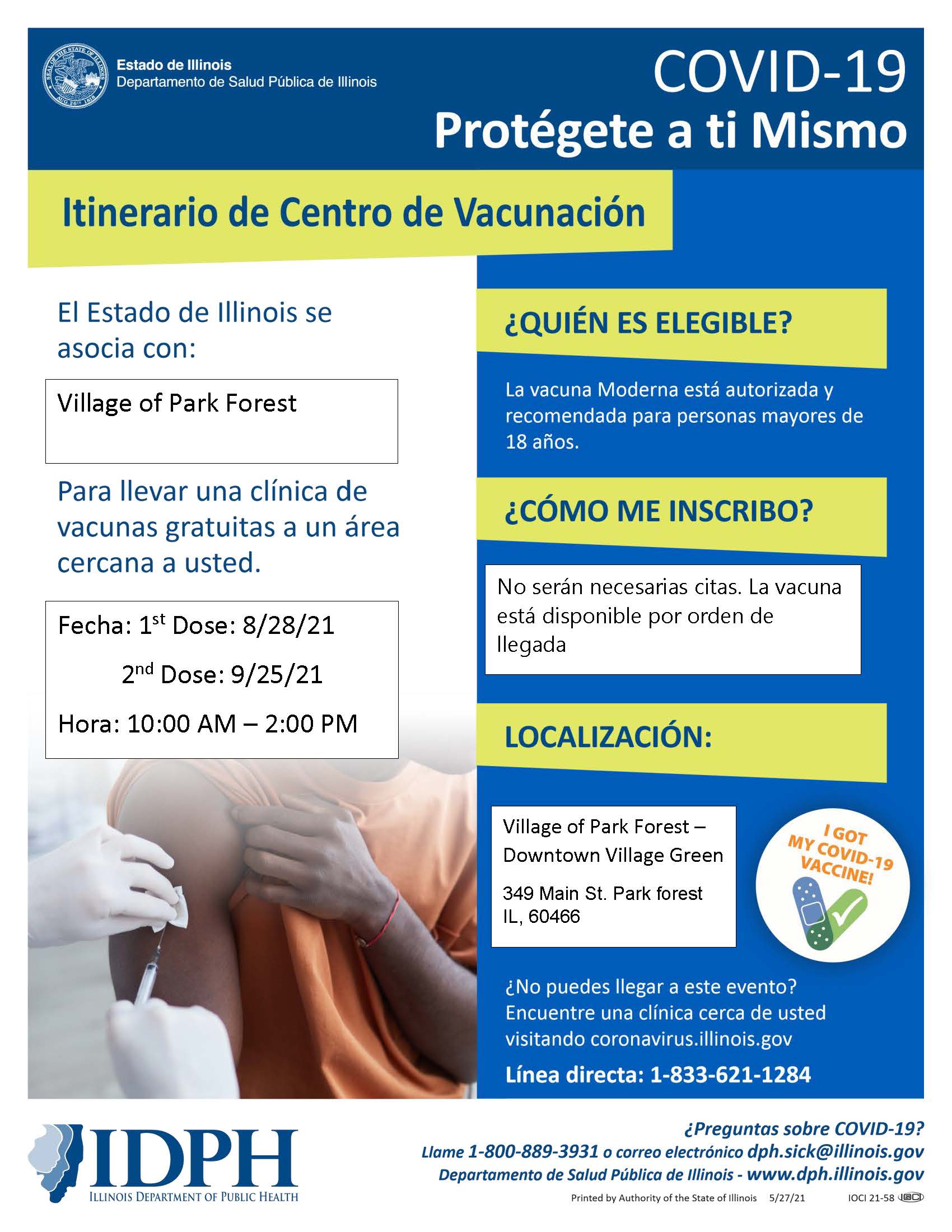 Village of Park Forest SP Flyer 8_28_21 