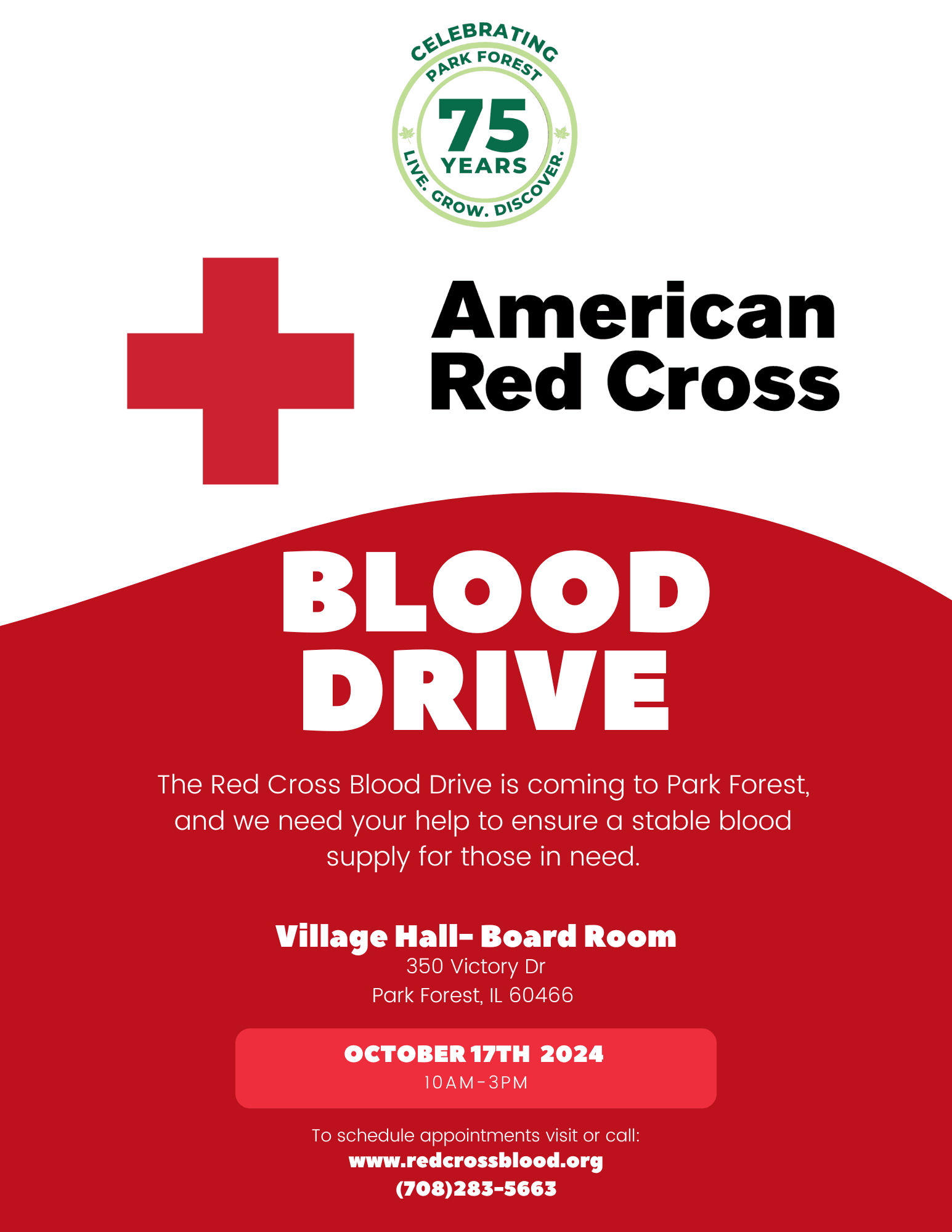Blood Drive Flyer